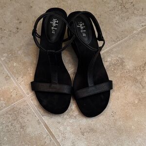 Style & Co. Elegant Black Sandals